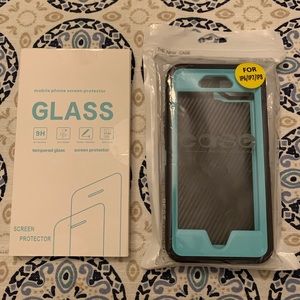 Phone case and glass protector